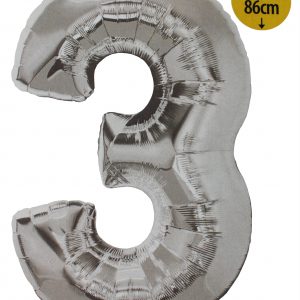 Number 3 Foil Balloon