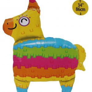 Rainbow Piñata Donkey Balloon