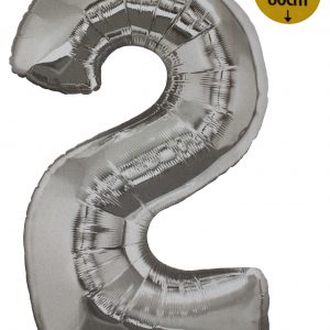 Number 2 Foil Balloon