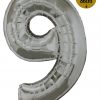 Number 9 foil balloon
