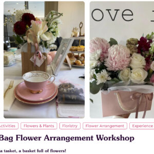 Gift Bag Floral Arrangement workshop