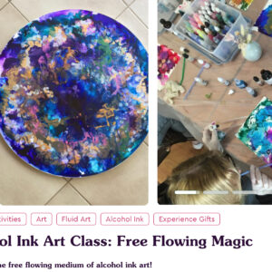 Alcohol inks workshop
