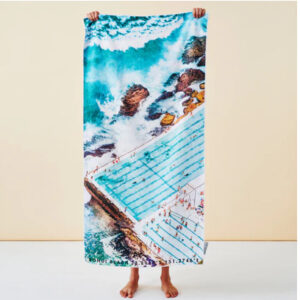 Bondi icebergs Sand Free beach towel