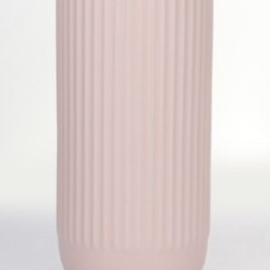 Ribbed Ceramic Vase Regular (24cm) – Rose